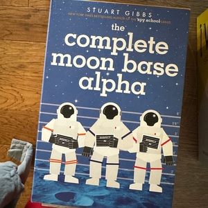 Stuart Gibbs Complete moon base alpha 3 book set great condition